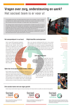 Het sociaal team is er voor u! - Gemeente Borger