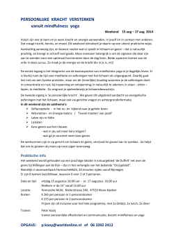 PERSOONLIJKE KRACHT VERSTERKEN vanuit