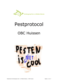 Pestprotocol - OBC Huissen