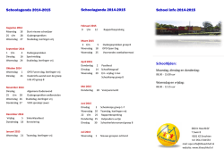 Info folder - SBO It Heechhof