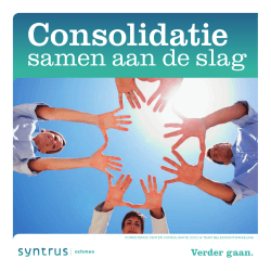 Consolidatiegids - Syntrus Achmea