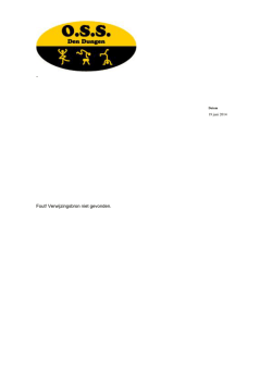 Beleid O.S.S. Vastgesteld op 19-06-2014