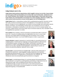 Indigo Brabant start in Oss