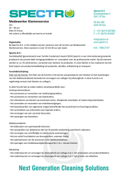 Medewerker Klantenservice