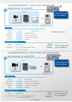 Folder anti vandal nl Profabel