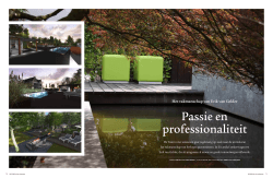 Passie en professionaliteit - Erik van Gelder | Garden Design
