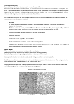 Informatie leidingvitalisers Deze vitalisers worden