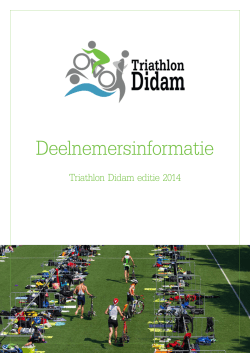 Triathlon Didam editie 2014