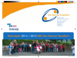 Schoolgids 14-15 - SBO van Heuven Goedhart