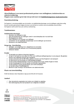 Altrad Balliauw is uw meest professionele partner voor stellingbouw
