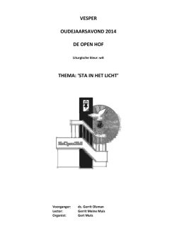 Download de orde van dienst - Soest