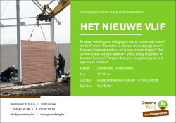 HET NIEUWE VLIF