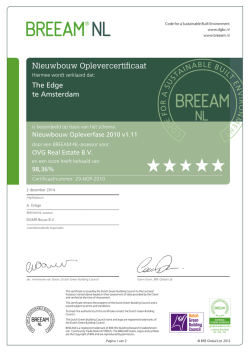 29NOP2010 - BREEAM.nl