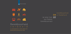 Bereikbaarheid verbeeld - Planbureau voor de Leefomgeving