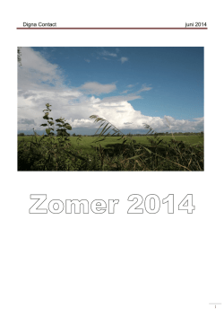 Digna Contact juni 2014