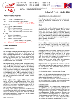 Infobrief nr. 04 &ndash; 10 okt. 2014