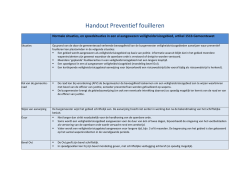 Handout Preventief fouilleren