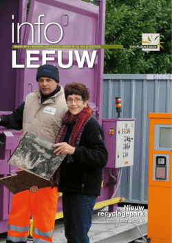 infoLeeuw maart 2014 - Gemeente Sint-Pieters
