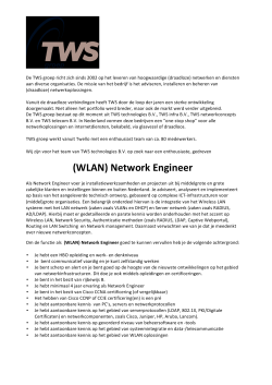 (WLAN) Network Engineer