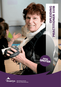 Eenjarige opleiding practitioner SVIB