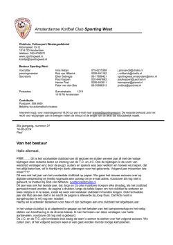 Het clubblad van 16 juni 2014