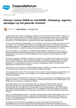 Grenzen tussen DAEB en n...rum - Aedes