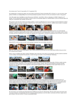 het verslag 2014 - Tour de Mille Virages