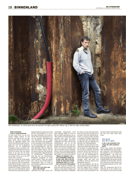 Interview in DS 1 maart 2014