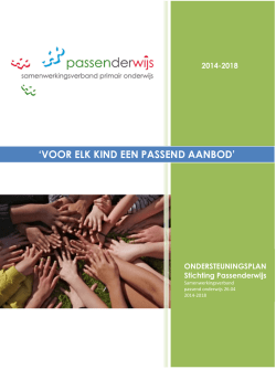 Het ondersteuningsplan