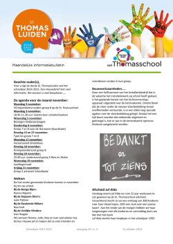 Thomasluiden 31 oktober 2014