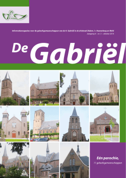 2014-3 - Parochie H. Gabriël