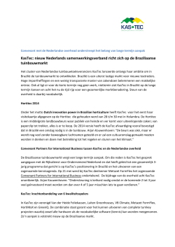 KasTec: nieuw Nederlands samenwerkingsverband richt zich op de