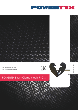 POWERTEX Beam Clamp model PBC-S1