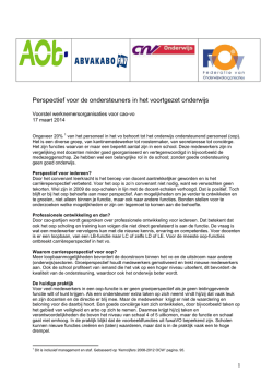 Inzet OOP cao-vo bonden gezamenlijkx