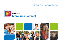 informatiebrochure Mercurius Lommel