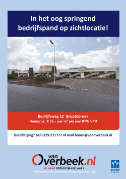 In het oog springend bedrijfspand op zichtlocatie!