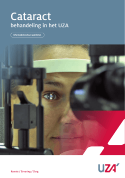 (PDF, 308.8 KB) Informatie over de oogaandoening cataract