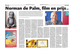 Norman de Palm, film en prijs(2)
