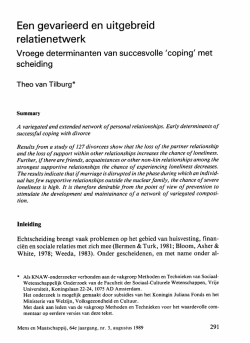 Een gevarieerd en uitgebreid relatienetwerk