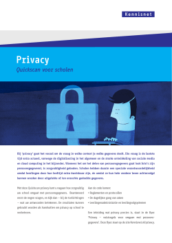 Privacy Quickscan voor scholen