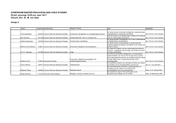 Programma 09072014 groep 2