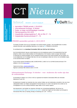 07. 09-10-2014 - TU Delft Studentenportal