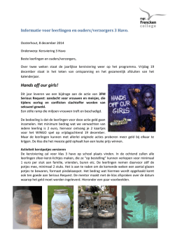 Hands off our girls! - Mgr. Frencken College