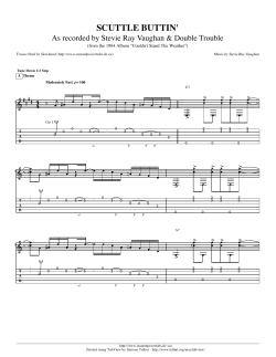 Scuttle Buttin Guitar Tab PDF