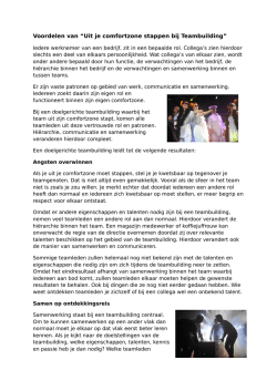 Download hier de enqu&ecirc;te-resultaten van de teambuilding
