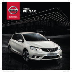 Brochure Nissan Pulsar 2014
