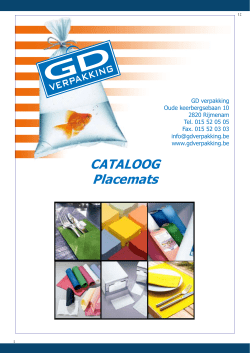 CATALOOG Placemats