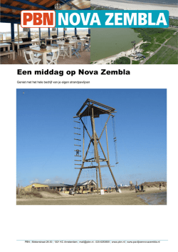 Een middag op Nova Zembla - IJmuiden