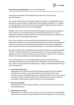 Introductie Keurmerk BeterBetalen - Versie 1.0 20