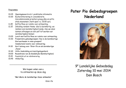 Het programma van de dag
